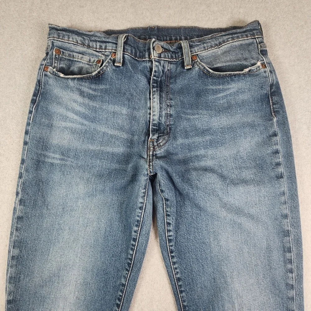 Levi's Premium 541 Jeans Men's 34x34 Blue Big E Distressed Athletic‎ Tag 36x36